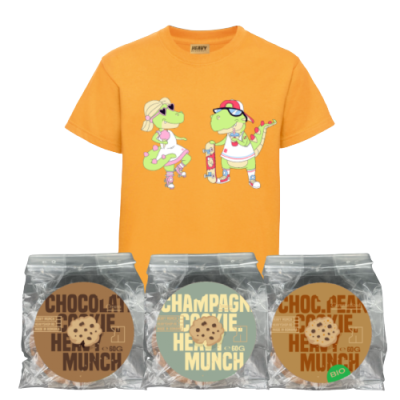 KIDS LADY D AND HEAVY D PACK - MUSTARD